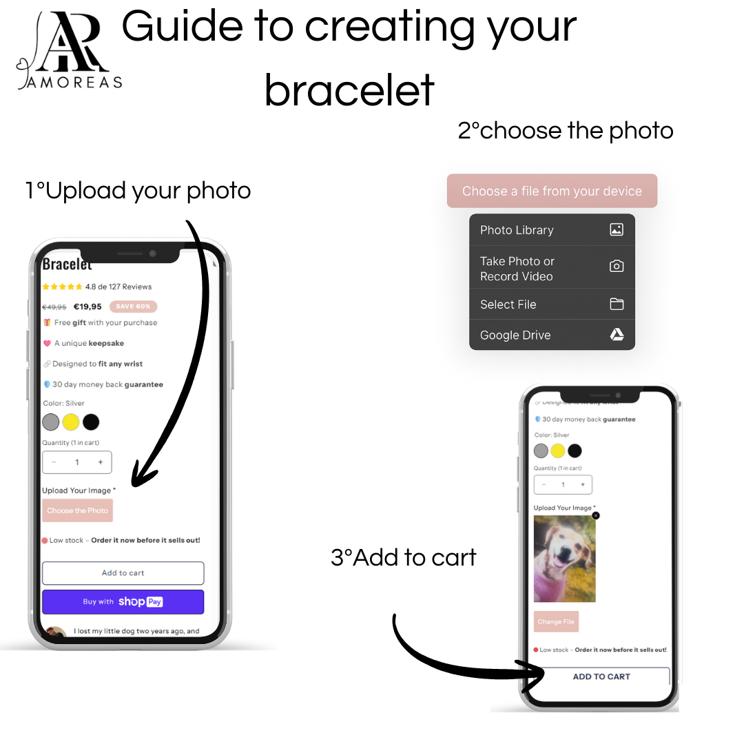 Custom Photo Projection Bracelet